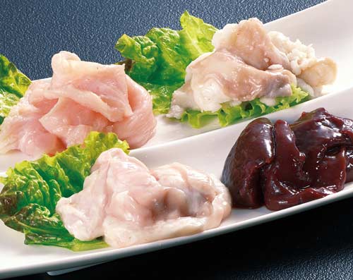 ホルモン4点盛り