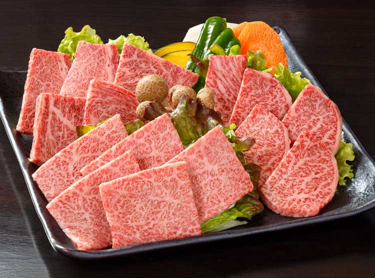鹿児島黒牛厳選3点盛り